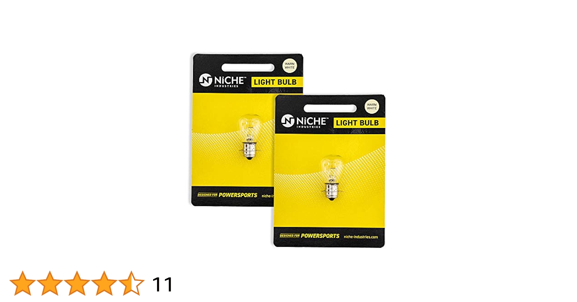 NICHE Headlight Light Bulb for 1990-2006 Arctic Cat Kitty